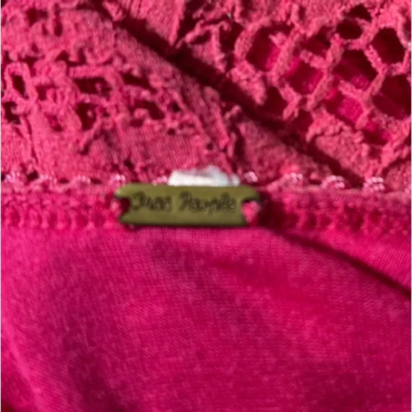 Preloved Free People Magenta swing dress XS slight flaws - Picture 5 of 9
